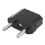4 Adaptadores de Carregador de Plugue US para EU, Adaptador de Energia de Viagem com Plugue de Tomada Europeu, Plugue US para EU