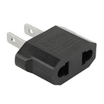 5 Adaptadores de Carregador de Plugue EU para US, Adaptador de Energia de Viagem com Plugue de Tomada dos Estados Unidos, Plugue EU para US