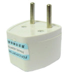 Adaptador de Plugue, Adaptador de Energia de Viagem com Plugue de Tomada Europeu, Plugue EU