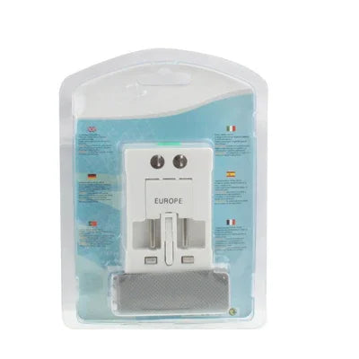 Adaptador Universal de Corrente AC para Viagem US / EU / AU / UK com Tomada USB para Carregador, Com Porta USB