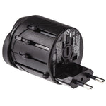 Adaptador universal de viagem tudo em 1 com fichas EU + AU + UK + US, Tamanho: 60 x 58 x 56mm