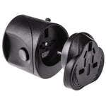 Adaptador universal de viagem tudo em 1 com fichas EU + AU + UK + US, Tamanho: 60 x 58 x 56mm