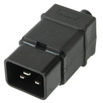 Adaptador de ficha universal de viagem para tomada de parede AC macho de 3 pinos, macho de 3 pinos