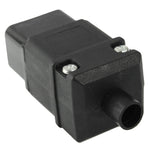 Adaptador de ficha universal de viagem para tomada de parede AC macho de 3 pinos, macho de 3 pinos
