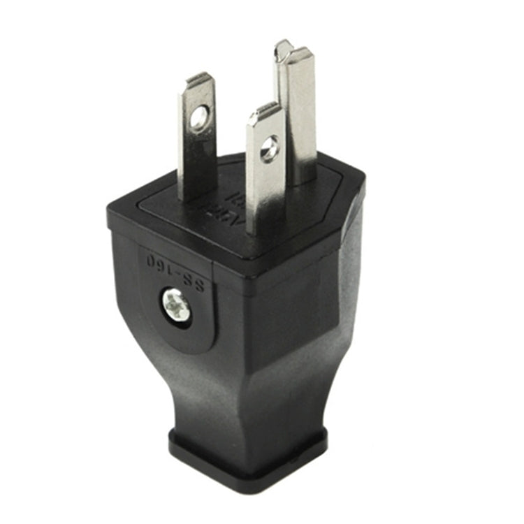 Adaptador de Tomada Universal de Parede com Plugue Macho AC para EUA, Plugue Macho EUA