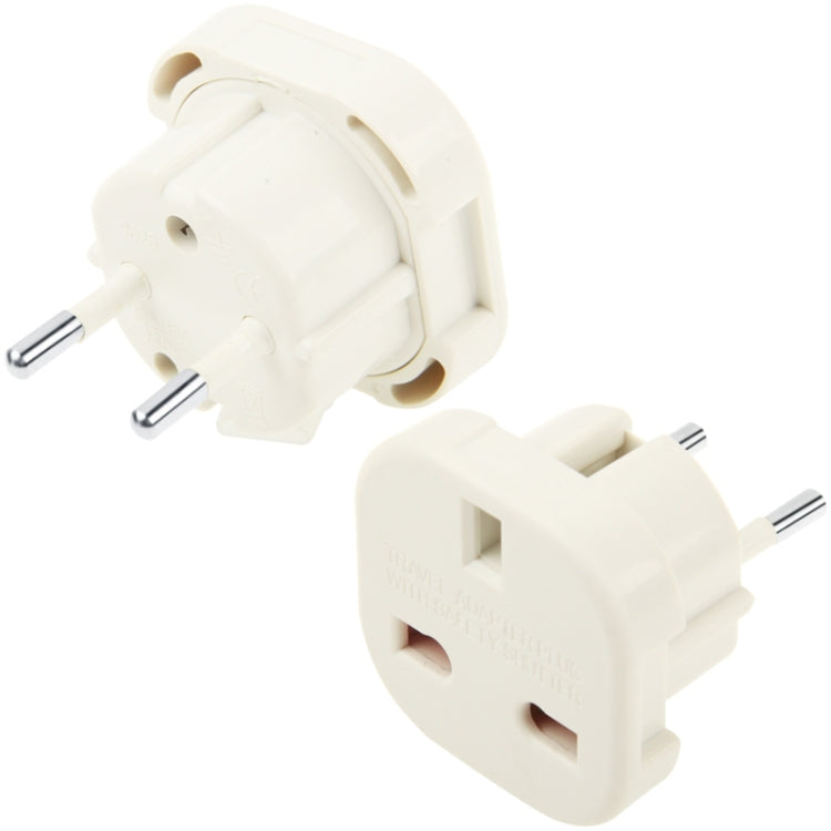 Adaptador de ficha universal de viagem para tomada de parede AC de alta qualidade de ficha UK para ficha EU