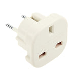 Adaptador de ficha universal de viagem para tomada de parede AC de alta qualidade de ficha UK para ficha EU