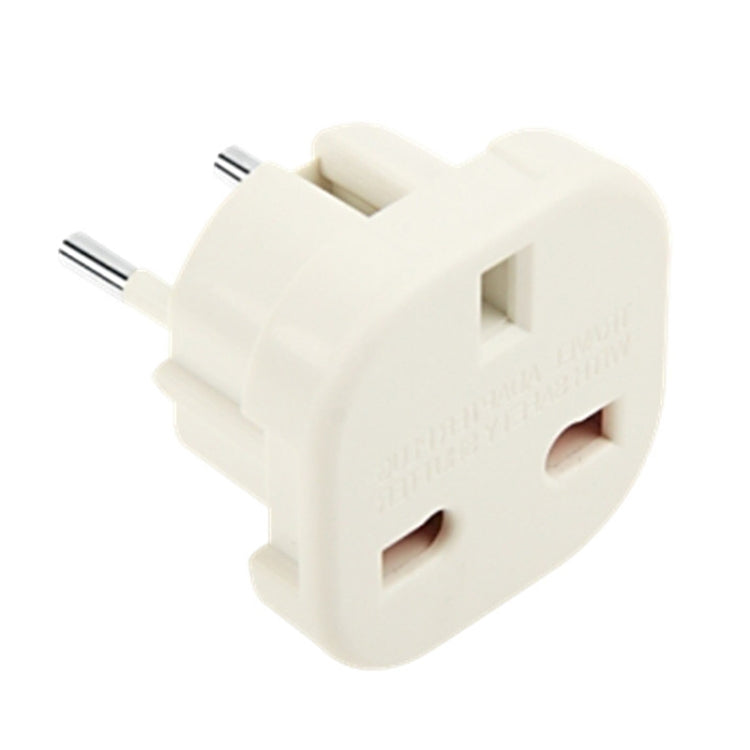 Adaptador de ficha universal de viagem para tomada de parede AC de alta qualidade de ficha UK para ficha EU