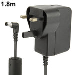 Adaptador de energia de alta qualidade ficha UK AC 100-240V para DC 5V 2A, pontas: 5.5 x 2.5mm, comprimento do cabo: 1.8m