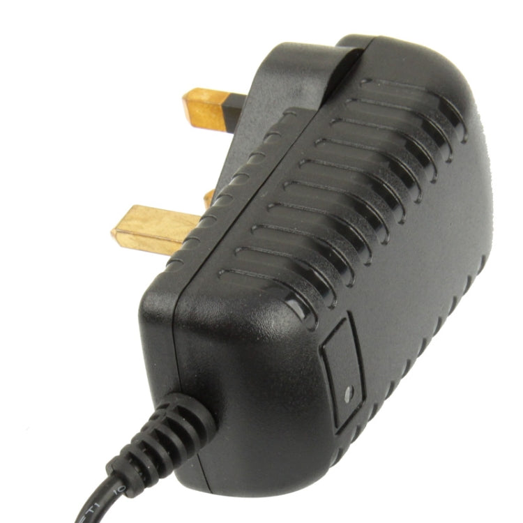 Adaptador de energia de alta qualidade ficha UK AC 100-240V para DC 9V 2A, pontas: 5.5 x 2.1mm, comprimento do cabo: 1m, ficha UK DC 9V 2A