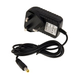 Adaptador de Energia com Ficha UK AC 100-240V para DC 6V 2A, Pontas: 5.5 x 2.1mm, Comprimento do Cabo: cerca de 1.2m, Ficha UK DC 6V 2A