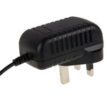 Adaptador de Energia com Ficha UK AC 100-240V para DC 6V 2A, Pontas: 5.5 x 2.1mm, Comprimento do Cabo: cerca de 1.2m, Ficha UK DC 6V 2A
