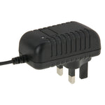 Adaptador de Energia com Ficha UK AC 100-240V para DC 12V 1A, Pontas: 5.5 x 2.1mm, Comprimento do Cabo: cerca de 90cm, DC 12V 1A, Ficha UK