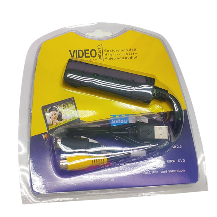 Criador de DVD USB 2.0 Captura e Edição de Vídeo (Easy CAP), Suporta Formato de Compressão MPEG-1/MPEG-2, Chip: MA2106, DC60, Chip MA2106, Chip EM2860