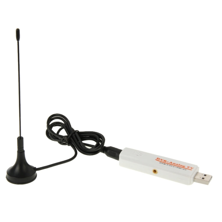 Pen USB 2.0 Digital Mini Módulo Duplo DVB TV Analógica, Suporta FM + AV + DVB-T / T2 / C, DVB-T/T2/C