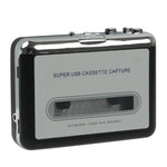 Conversor de Cassete para MP3 Super USB para PC, Captura de Áudio, Leitor de Música, Cassete para MP3 Preto
