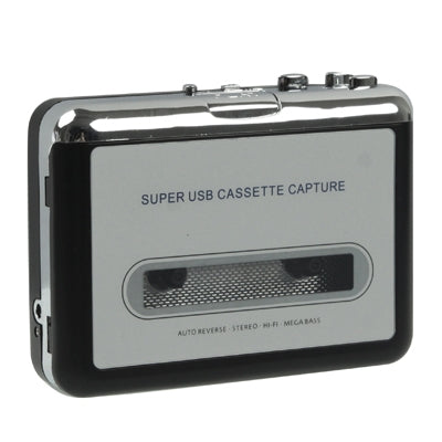 Conversor de Cassete para MP3 Super USB para PC, Captura de Áudio, Leitor de Música, Cassete para MP3 Preto