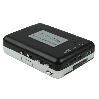 Conversor de Cassete para MP3 Super USB para PC, Captura de Áudio, Leitor de Música, Cassete para MP3 Preto