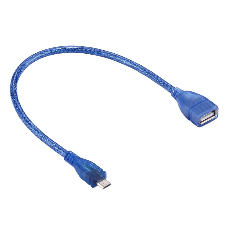Cabo adaptador conversor OTG Micro USB macho para USB 2.0 fêmea, 29cm