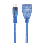 Cabo adaptador conversor OTG Micro USB macho para USB 2.0 fêmea, 29cm