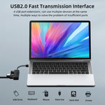 Hub USB 2.0 de 4 Portas com 4 Interruptores, 4 Portas com 4 Interruptores (Preto), 4 Portas com 4 Interruptores (Branco)