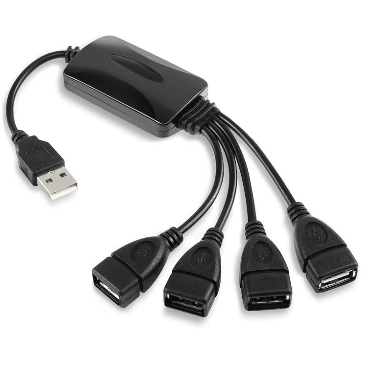 Hub Universal USB 2.0 de 4 Portas 480Mbps Cabo de Alta Velocidade para PC