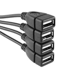 Hub Universal USB 2.0 de 4 Portas 480Mbps Cabo de Alta Velocidade para PC