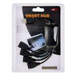 Hub Universal USB 2.0 de 4 Portas 480Mbps Cabo de Alta Velocidade para PC