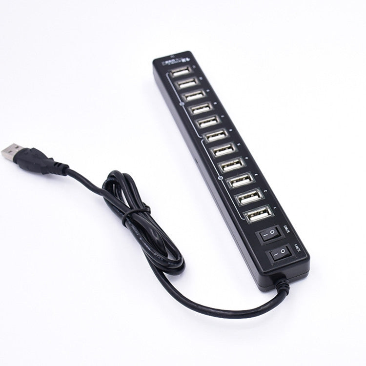 Hub USB 2.0 de 12 Portas, Adequado para Portátil / Netbook