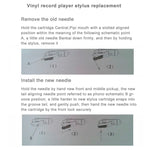 Agulha Estéreo para Giradiscos USB de Vinil LP