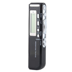 Gravador Digital de Voz de 4GB, Ditafone, Leitor MP3, Suporta Gravação Telefónica, Função VOX (Preto)
