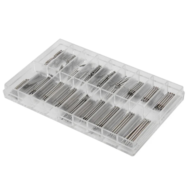Kit de Orelhas de Aço Inoxidável 8-25mm para Reparação de Relógios com Barras de Mola para Bracelete, 8-25mm