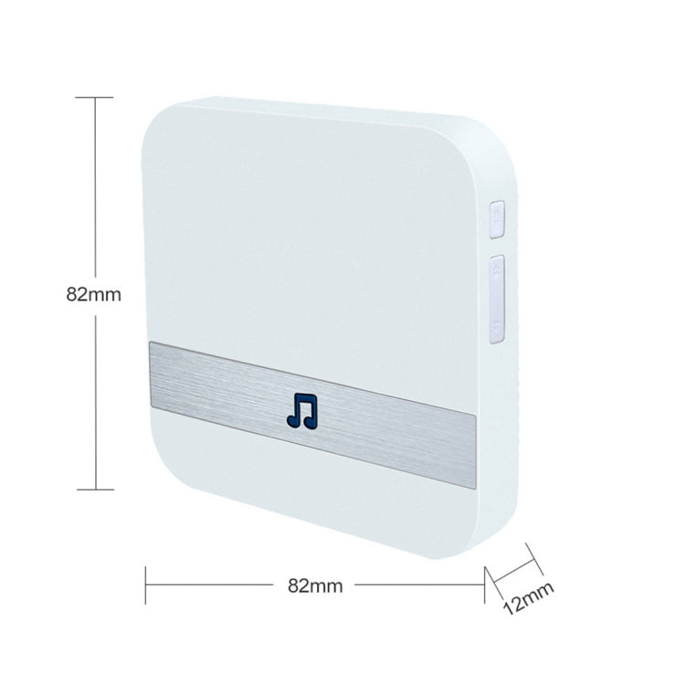 B10 Recetor de Campainha com 52 Toques 110dB Baixo Consumo de Energia Ferramentas para Casa, Ficha EUA, AC 90-260V, B10 Preto Ficha EUA, B10 Branco Ficha EUA