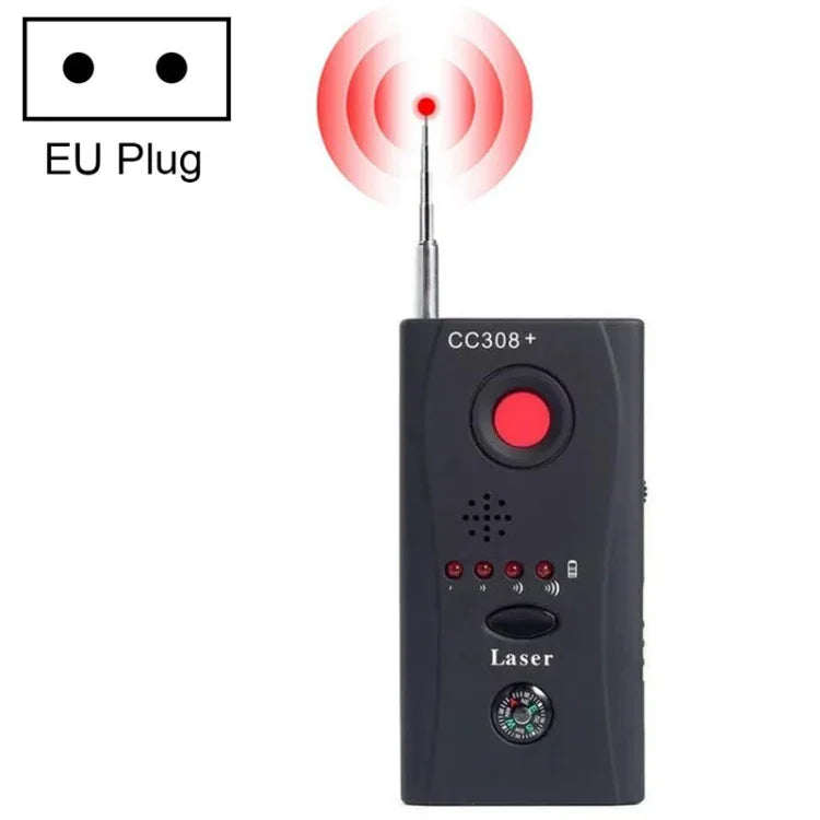 CC308+ Detetor Multi Lente de Câmara Sem Fios Detector de Sinal de Onda Rádio Detetor de Dispositivo RF GSM de Alcance Total, CC308+