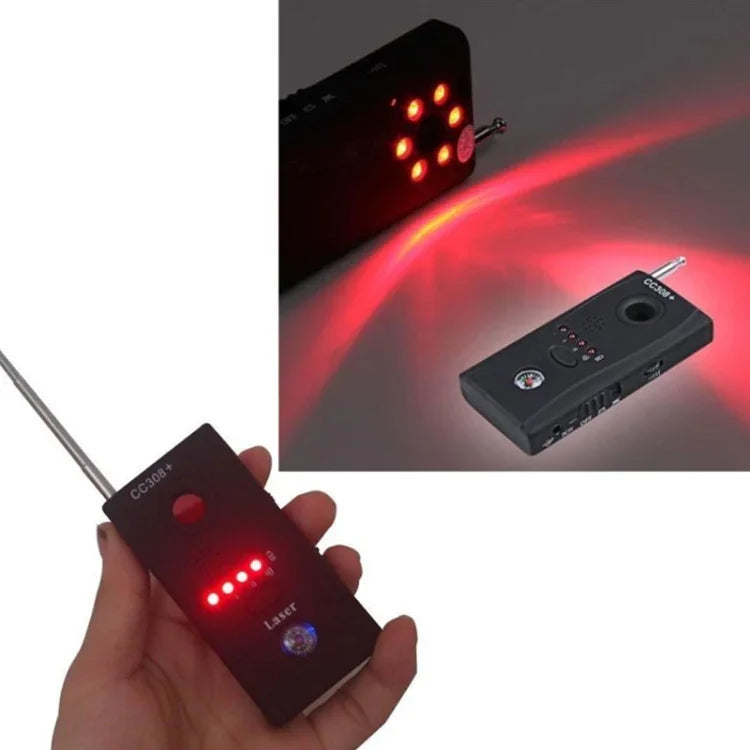 CC308+ Detetor Multi Lente de Câmara Sem Fios Detector de Sinal de Onda Rádio Detetor de Dispositivo RF GSM de Alcance Total, CC308+