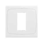Placa de Parede com Parafuso para Inserções Vazias - 1 Orifício, Uso Mundial