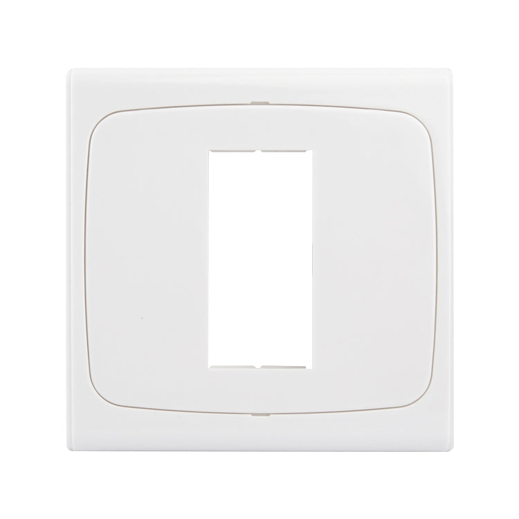 Placa de Parede com Parafuso para Inserções Vazias - 1 Orifício, Uso Mundial