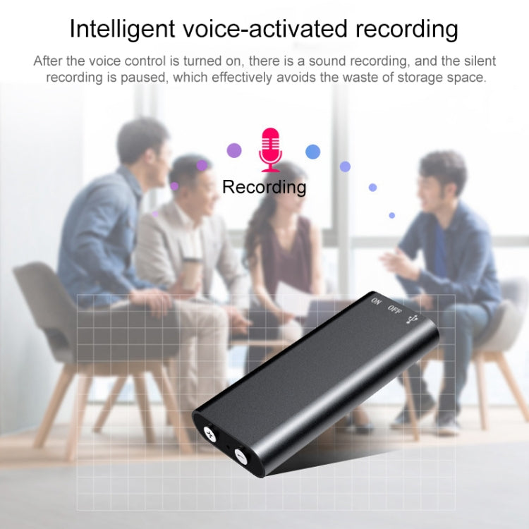 Gravador de Voz Mini 3 em 1 + Pen Flash de 8GB + Leitor MP3