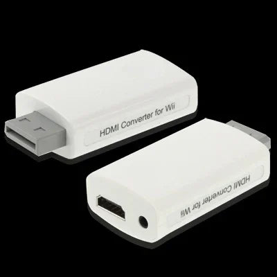 Conversor HDMI Full HD 1080P para Wii, Tamanho: 73 x 37 x 20mm