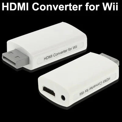 Conversor HDMI Full HD 1080P para Wii, Tamanho: 73 x 37 x 20mm