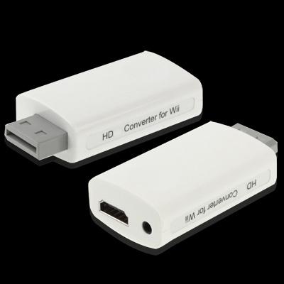 Conversor HDMI Full HD 1080P para Wii, Tamanho: 73 x 37 x 20mm