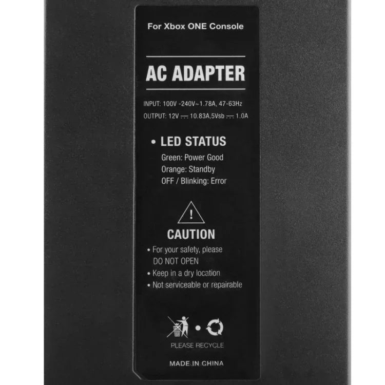 Fonte de Alimentação AC / Adaptador AC para Consola Xbox One, Ficha EU, Ficha US