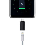 Adaptador Fêmea 8 Pinos para Macho USB-C / Tipo-C com Carcaça Metálica