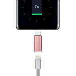 Adaptador Fêmea 8 Pinos para Macho USB-C / Tipo-C com Carcaça Metálica