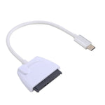 Cabo adaptador conversor USB-C / Type-C para disco rígido SATA de 22 pinos, comprimento total: cerca de 23cm