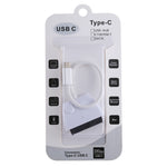 Cabo adaptador conversor USB-C / Type-C para disco rígido SATA de 22 pinos, comprimento total: cerca de 23cm