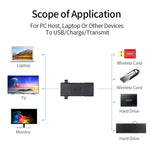 Extensor adaptador conversor conector USB 2.0 Fêmea para USB 2.0 Fêmea, USB 2.0