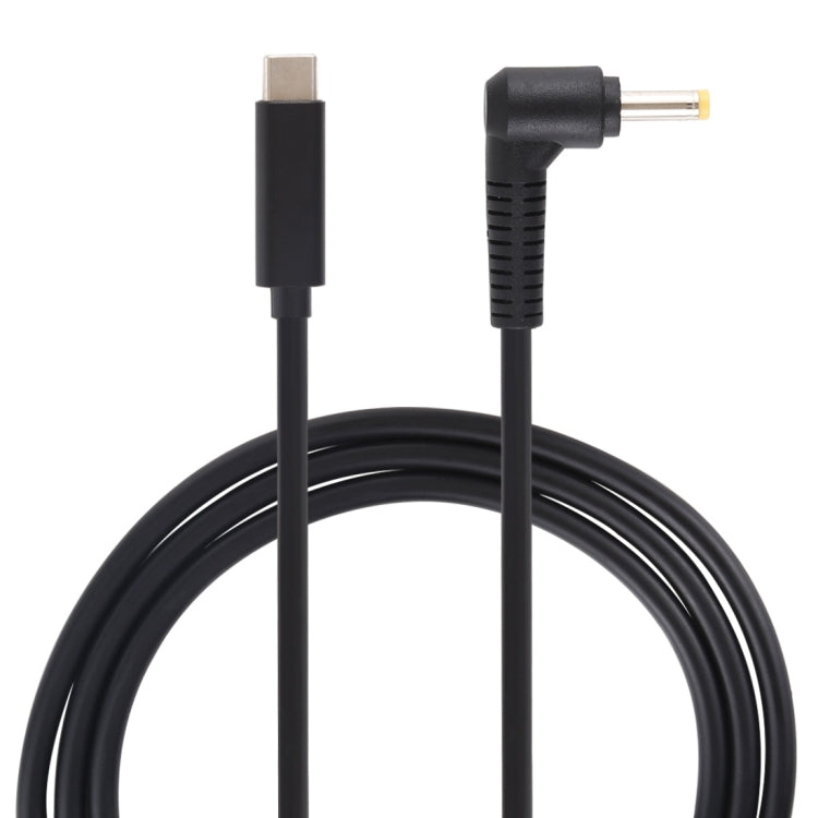 Cabo de Carregamento para Portátil USB-C / Tipo-C para 4.0 x 1.7mm, Comprimento do Cabo: cerca de 1,5m, Tipo-C para 4.0 x 1.7mm