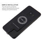 Receptor de Carregamento Sem Fios Padrão Qi 5V 800mA com Porta USB-C / Tipo-C, Para Telemóveis Tipo-C