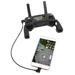 Cabo de Dados Conversor Micro USB para USB-C / Tipo-C de 30cm para Comando Remoto DJI MAVIC PRO & SPARK, Smartphones, Tablets, Micro USB para USB-C / Tipo-C